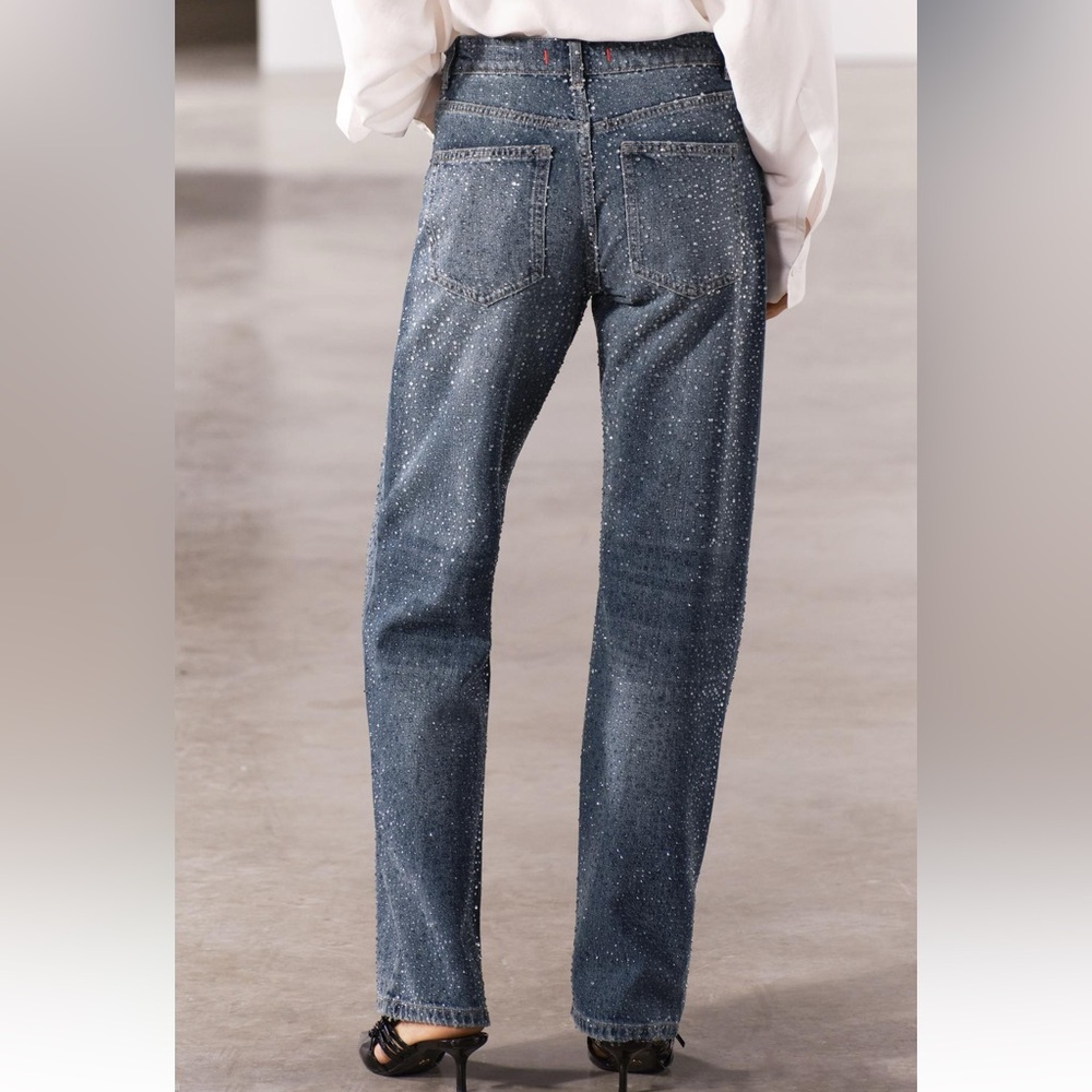 Zara Rhinestone Jeans